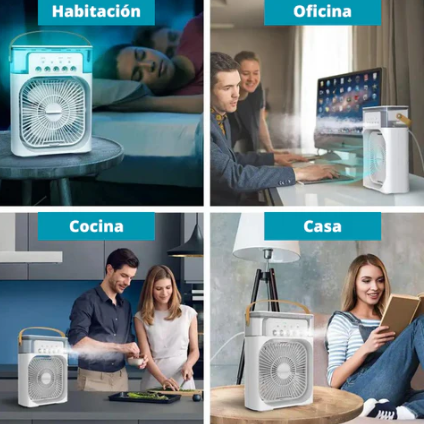VENTILADOR FRIO CON HUMIFICADOR