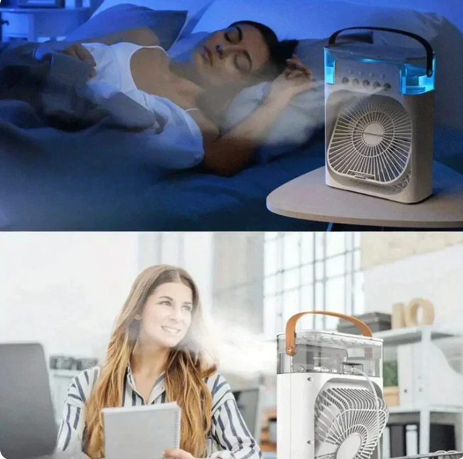 VENTILADOR FRIO CON HUMIFICADOR