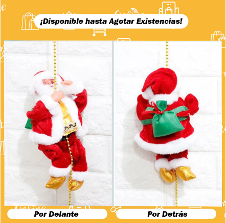PAPA NOEL ESCALADOR (pack x2)